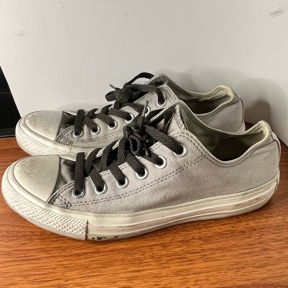 Converse Women's Canvas Sneakers Size 8 Shoes 540420F Gray All Stars